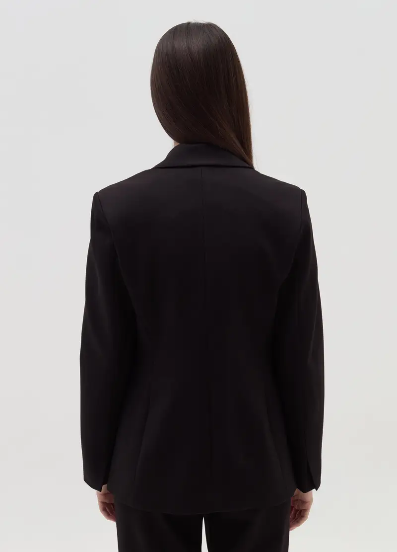 OVS Blazer Donna Nero 4152583 miniatura 3