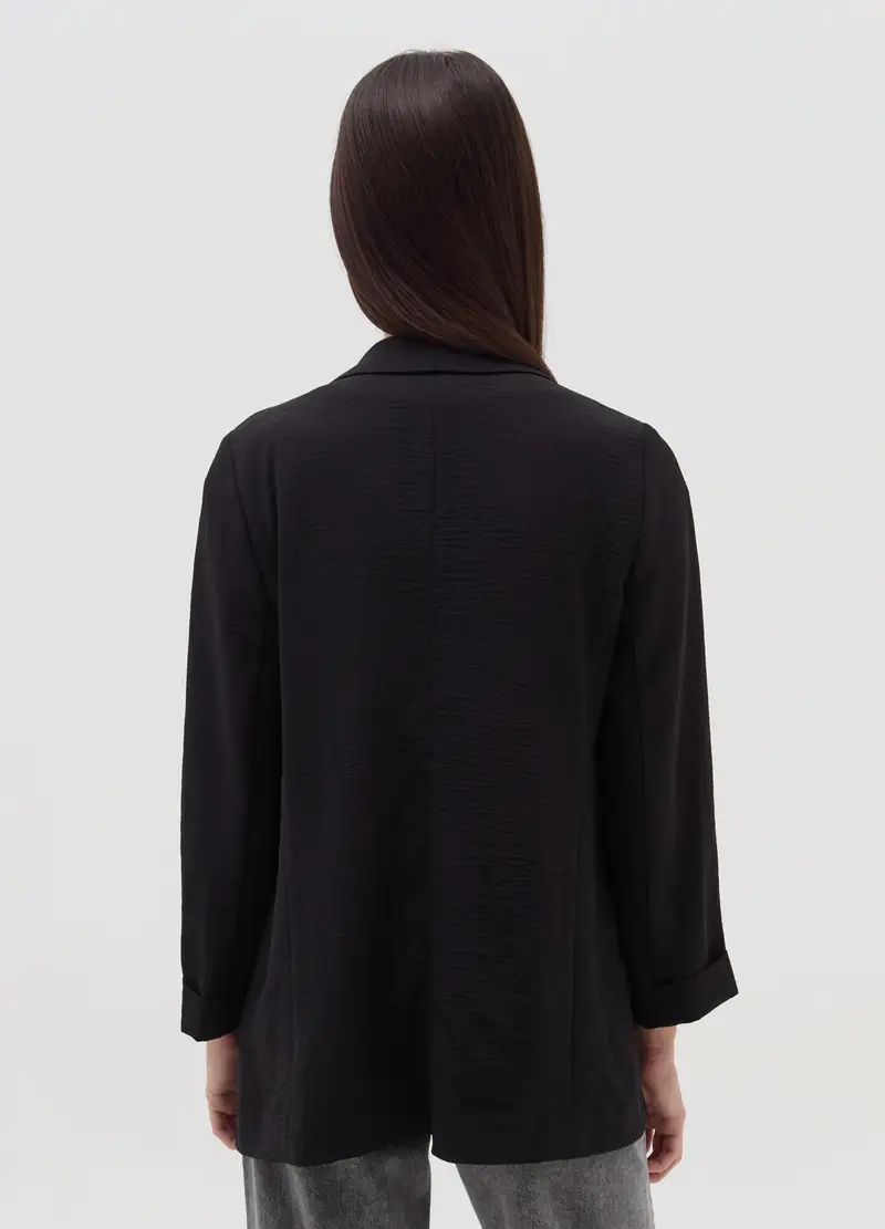 OVS Blazer Donna Nero 4208055 miniatura 3