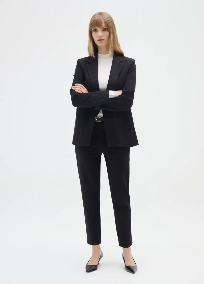 OVS Blazer Donna Nero 4122571 miniatura 2