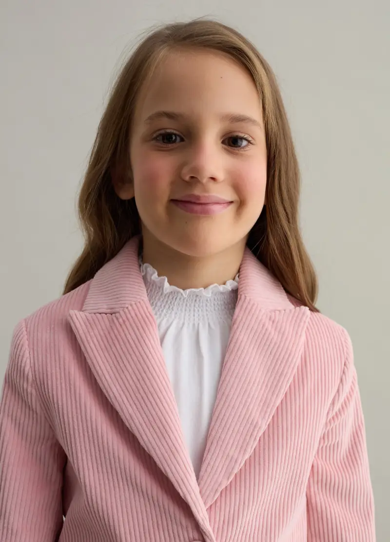 OVS Blazer Bambina Rosa 2735605 miniatura 3