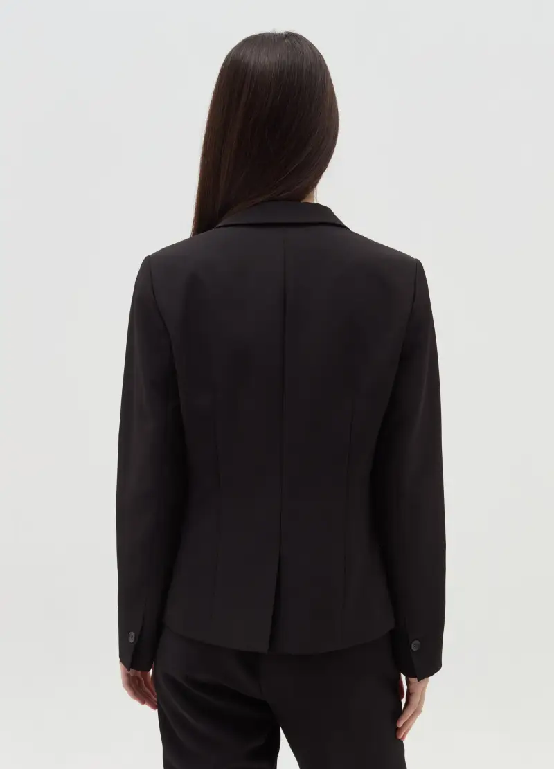 OVS Blazer Donna Nero 4306682 miniatura 3