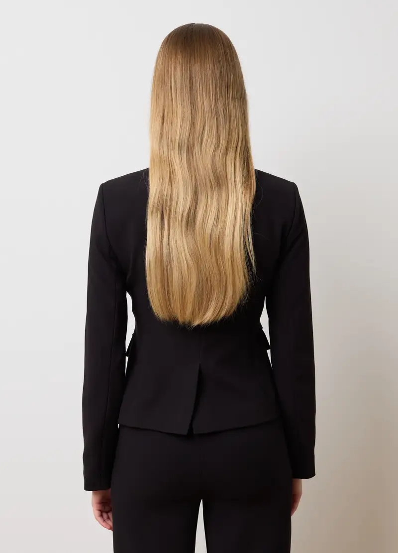 OVS Blazer Donna Nero 2615973 miniatura 3