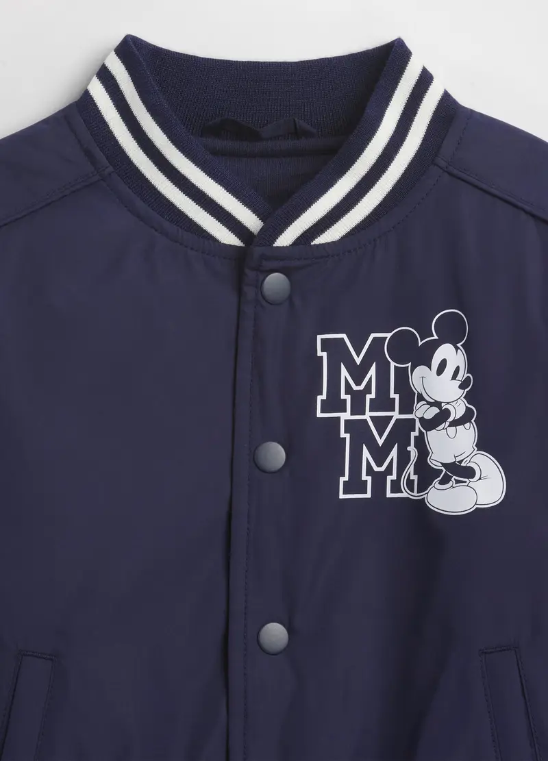 Bomber Blu Da Bambino Con Dettagli A Tema Disney, Blu miniatura 3