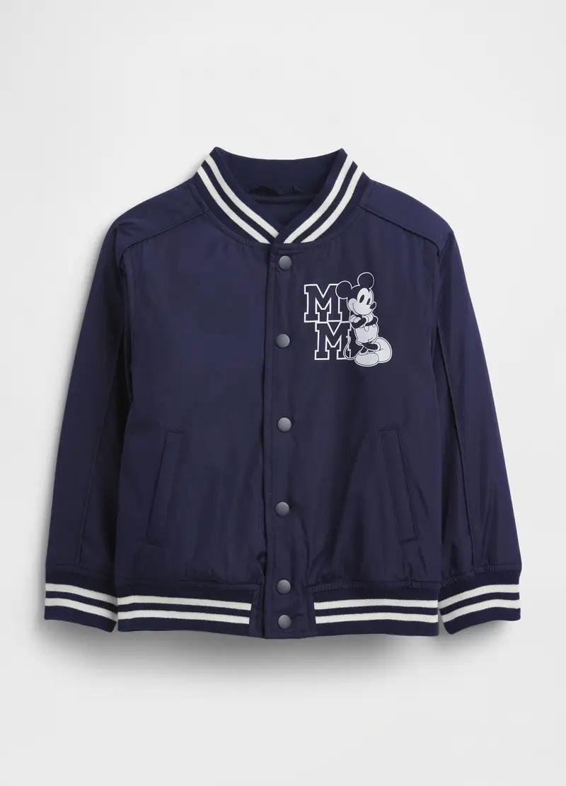 Bomber Blu Da Bambino Con Dettagli A Tema Disney, Blu