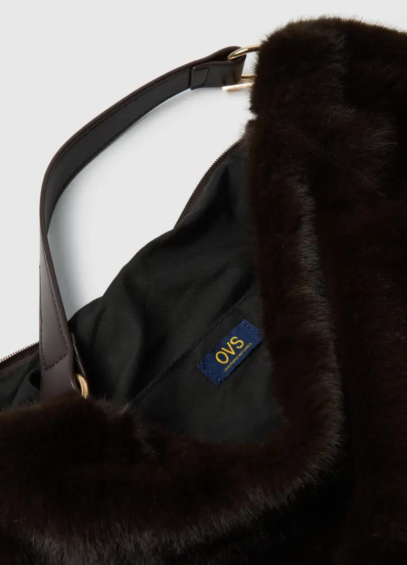 OVS Borsa a spalla Donna Marrone 3409050 miniatura 3