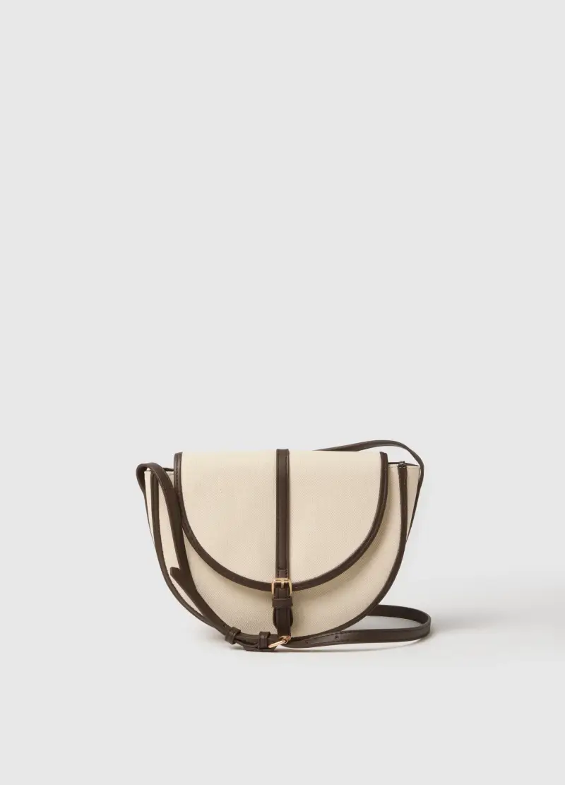 Borsa A Tracolla Multicolor Con Fibbia Dorata E Cinturino Regolabile, Donna, Multicolor