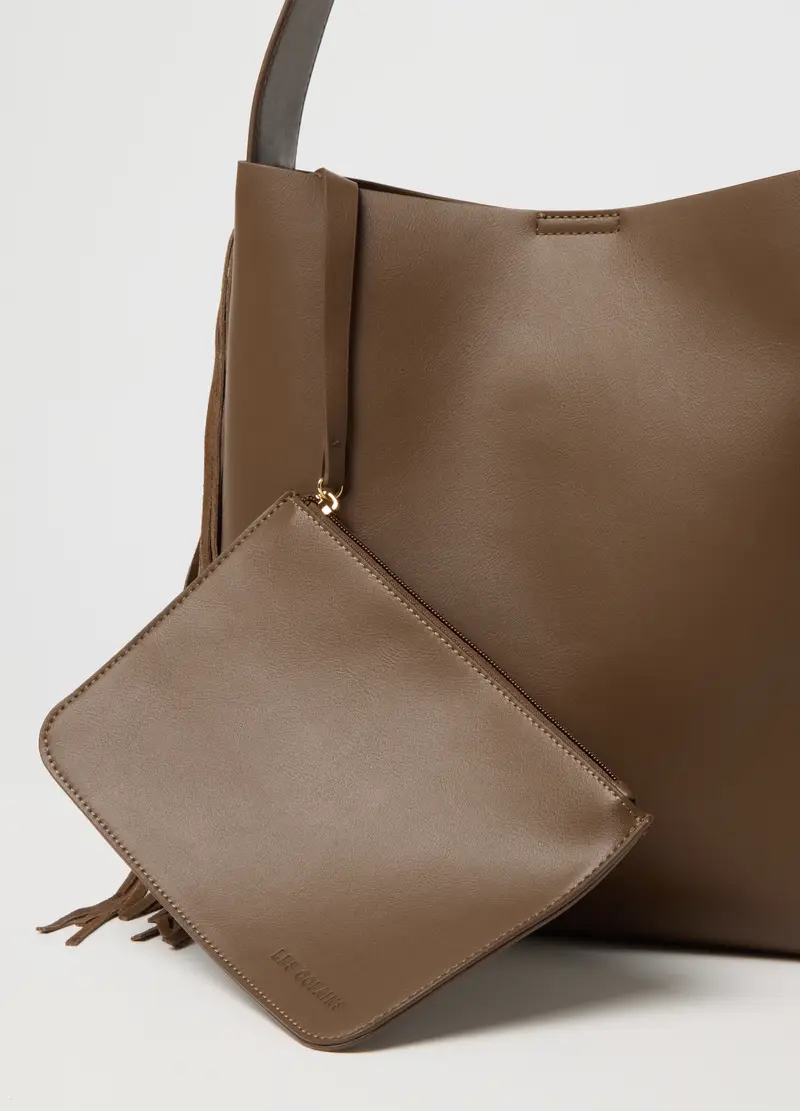 OVS, Borsa Marrone Con Frange, Donna, Marrone, Taglia: ONE SIZE miniatura 2