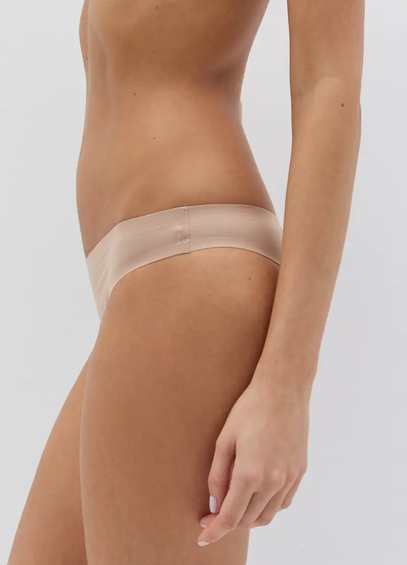 OVS, Brasiliano In Microfibra Senza Cuciture, Donna, Beige, Taglia: 2 miniatura 2