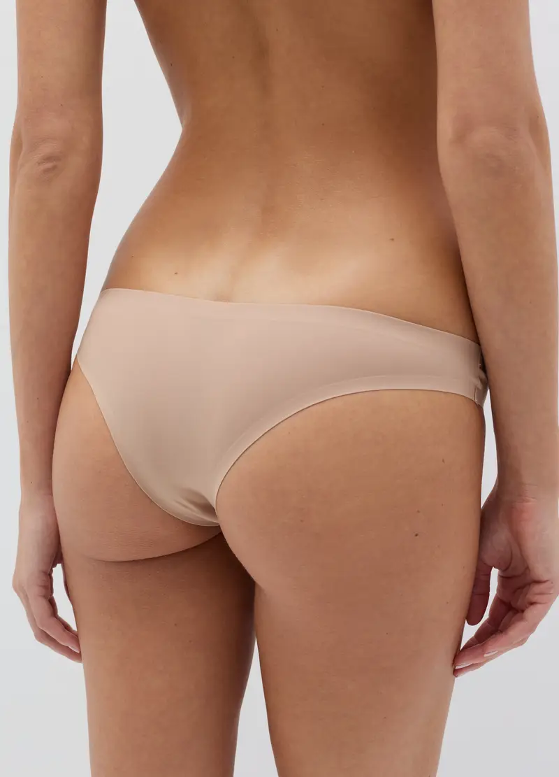 OVS, Brasiliano In Microfibra Senza Cuciture, Donna, Beige, Taglia: 2 miniatura 3