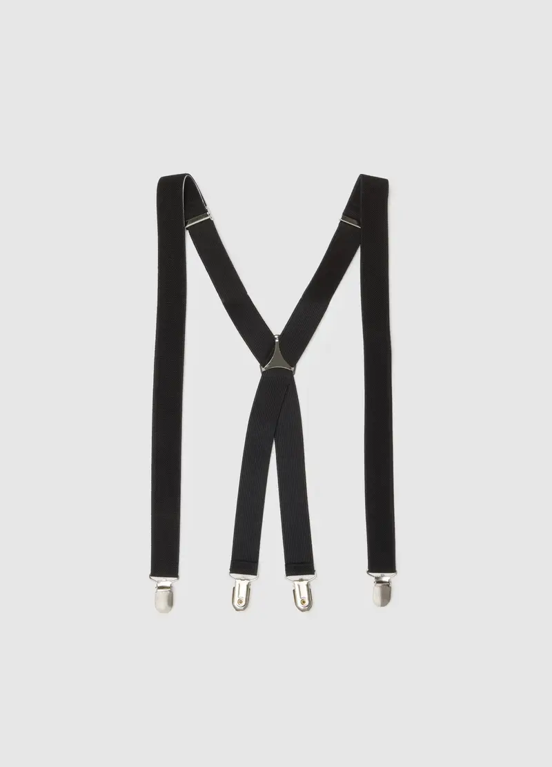 OVS HOUSEBRAND Bretelle Uomo Nero 1175113