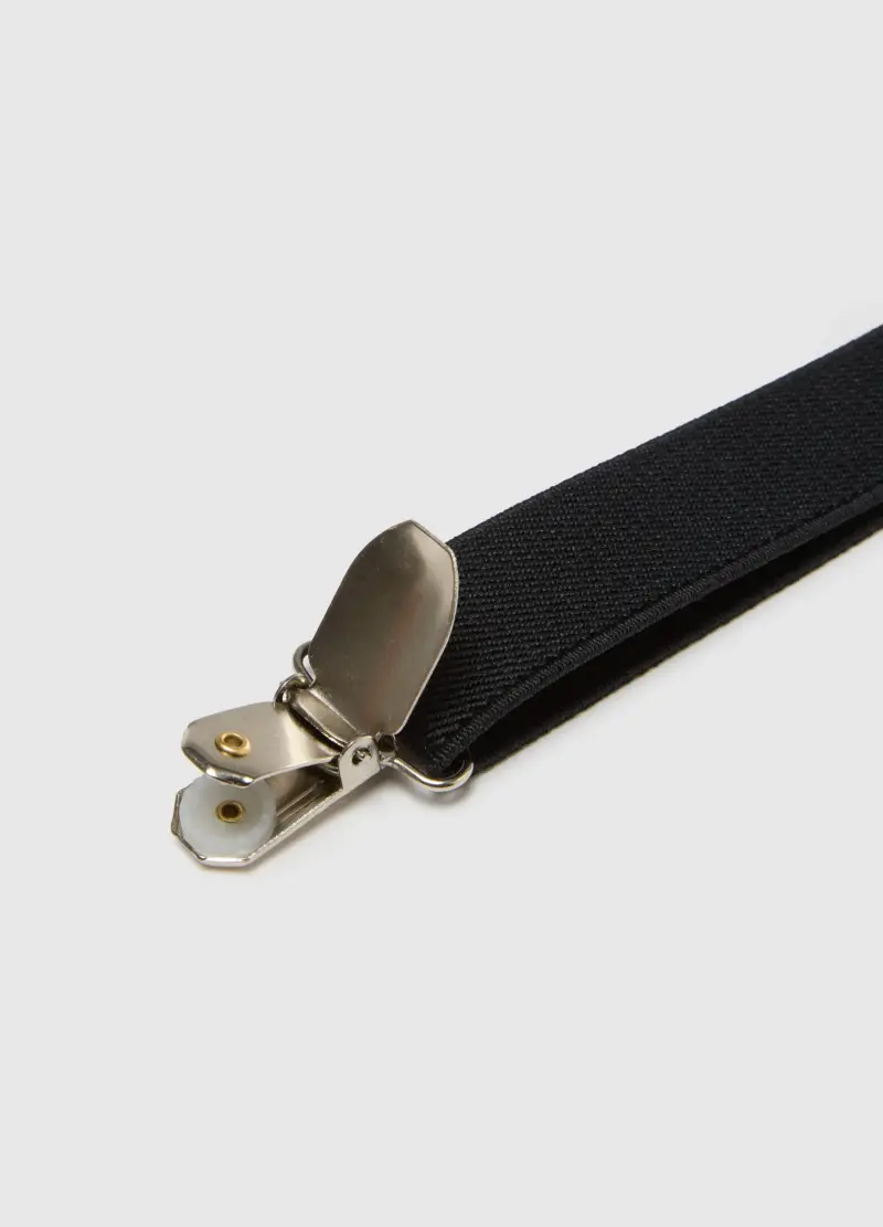 OVS Bretelle Uomo Nero 4011472 miniatura 3