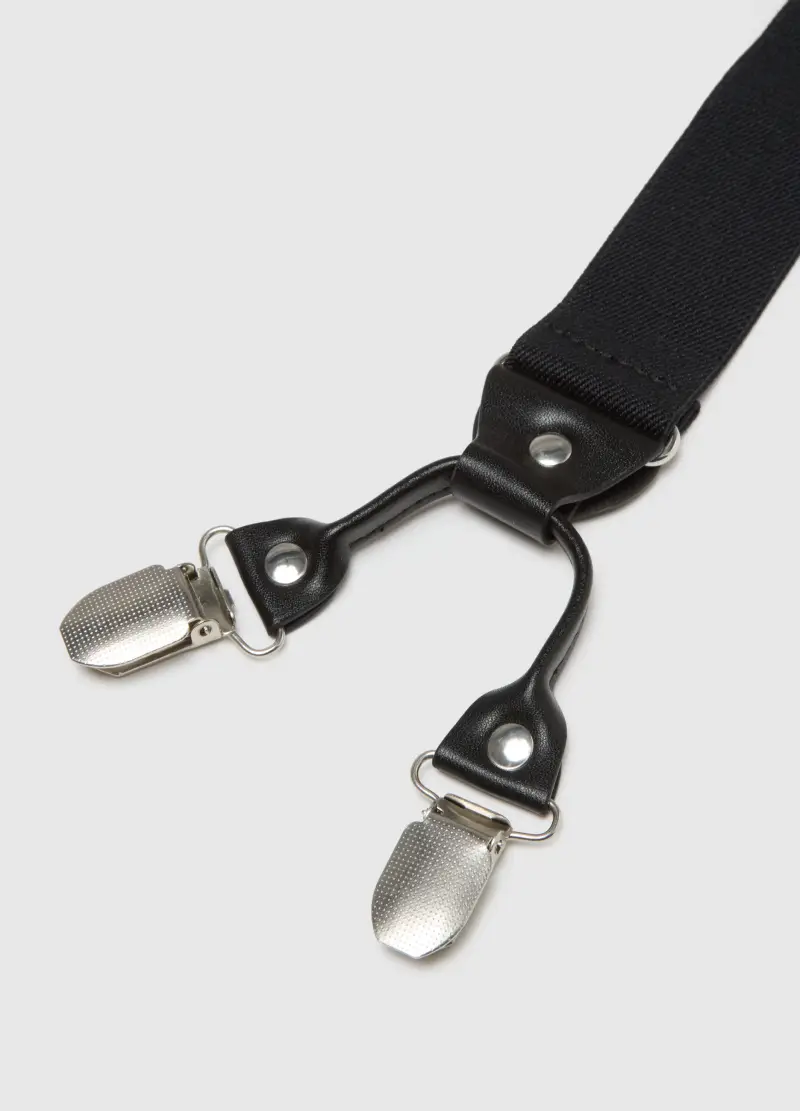 OVS Bretelle Uomo Nero 4011475 miniatura 2