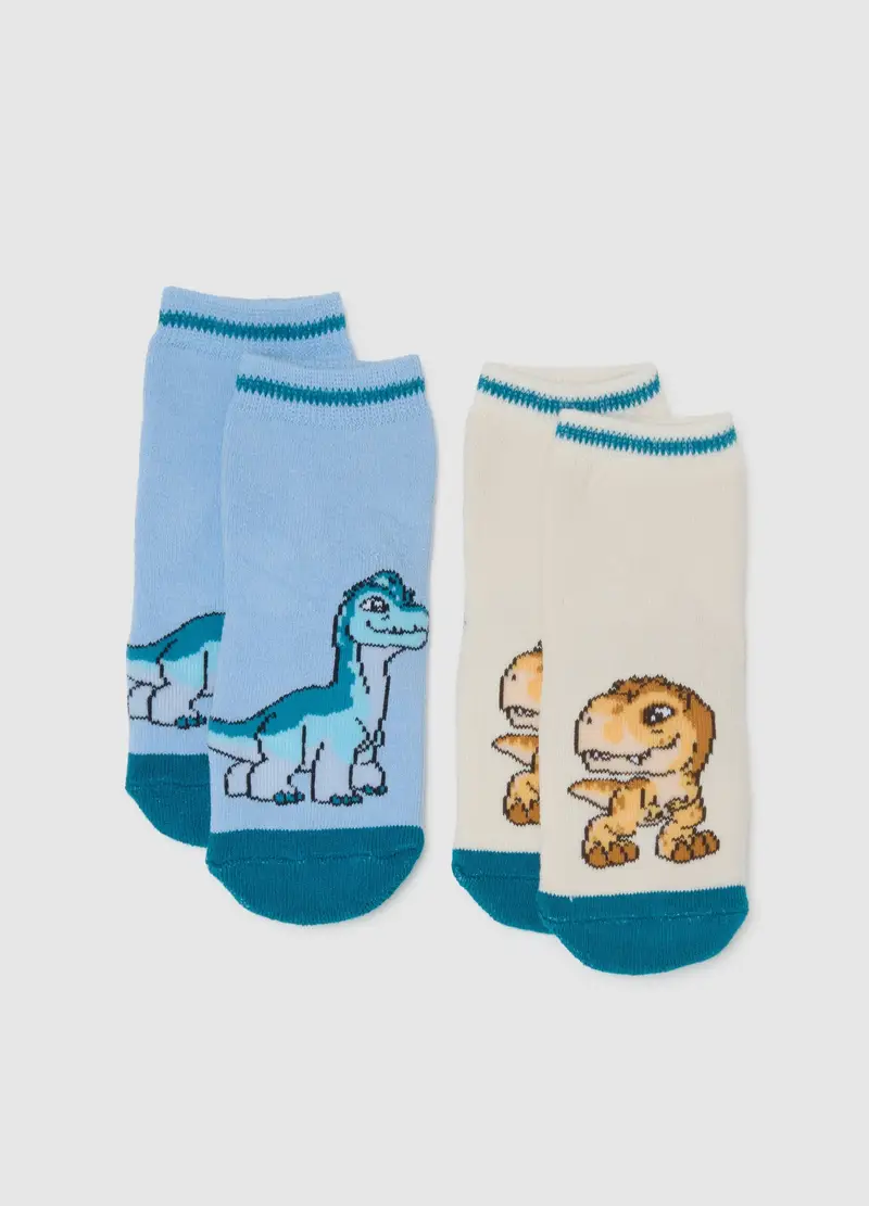 OVS, Calzini Antiscivolo Jurassic World, Bambino, Multicolor, Taglia: 6-12