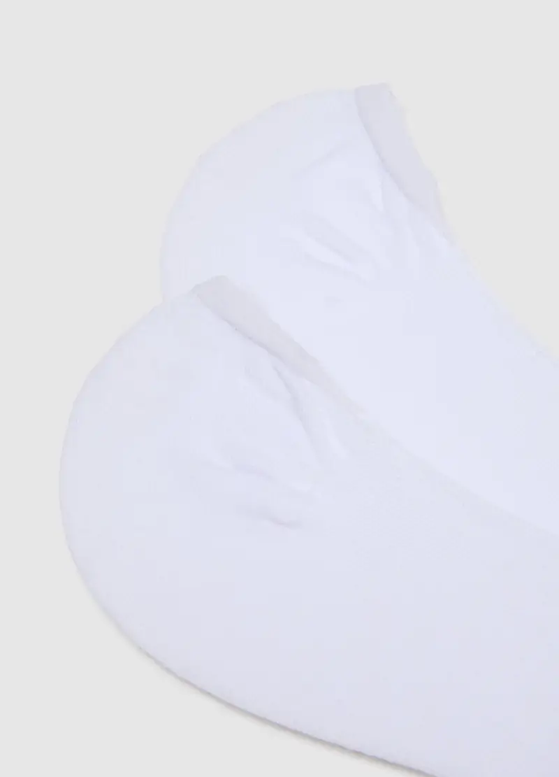 OVS, Calzini In Misto Cotone Bianco, Uomo, Bianco, Taglia: 38-42 miniatura 2