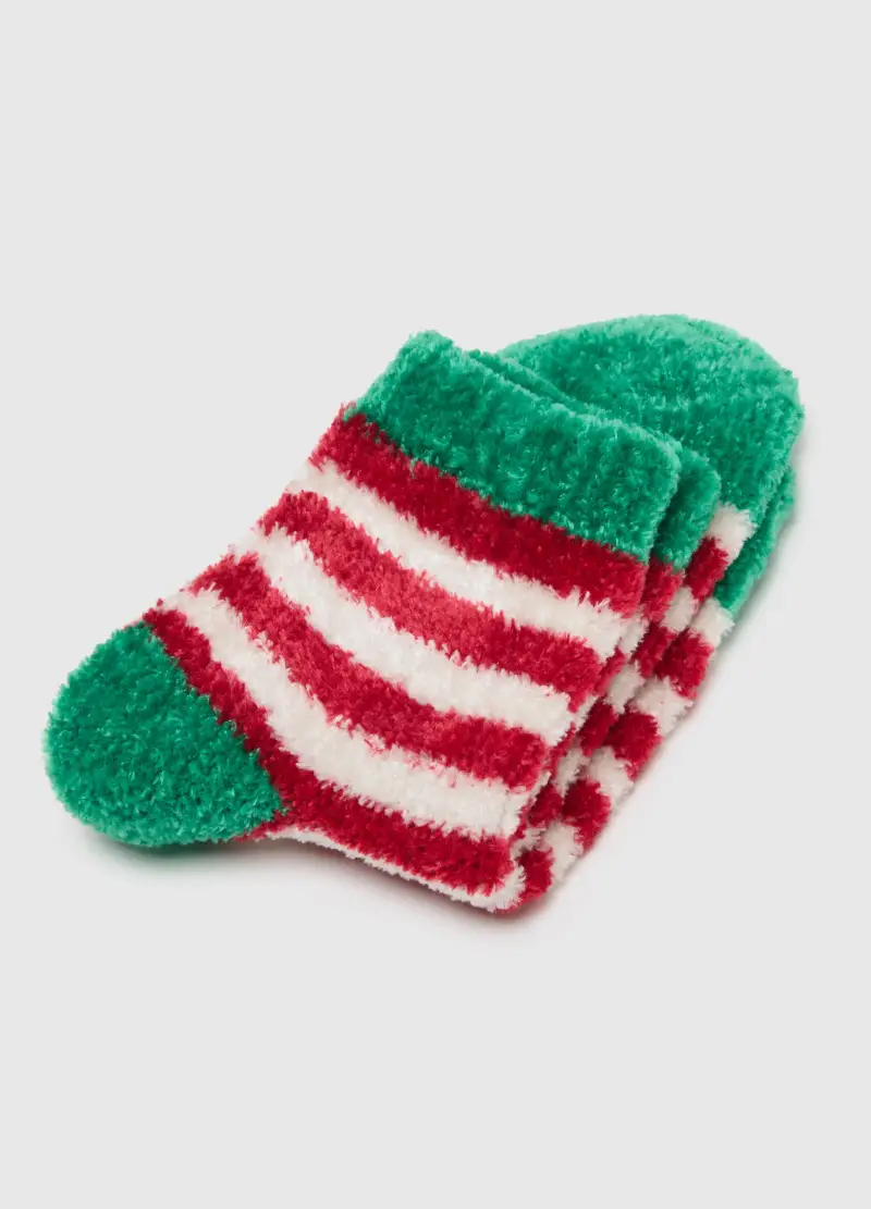 Calzini In Tessuto Elasticizzato Multicolor, Donna, Multicolor miniatura 3