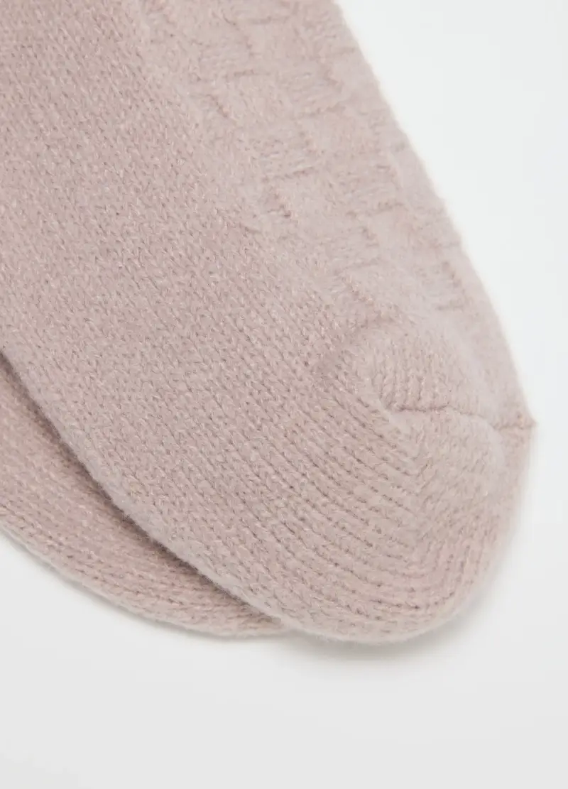 Calzini Rosa In Tessuto Elasticizzato, Donna, Rosa miniatura 2