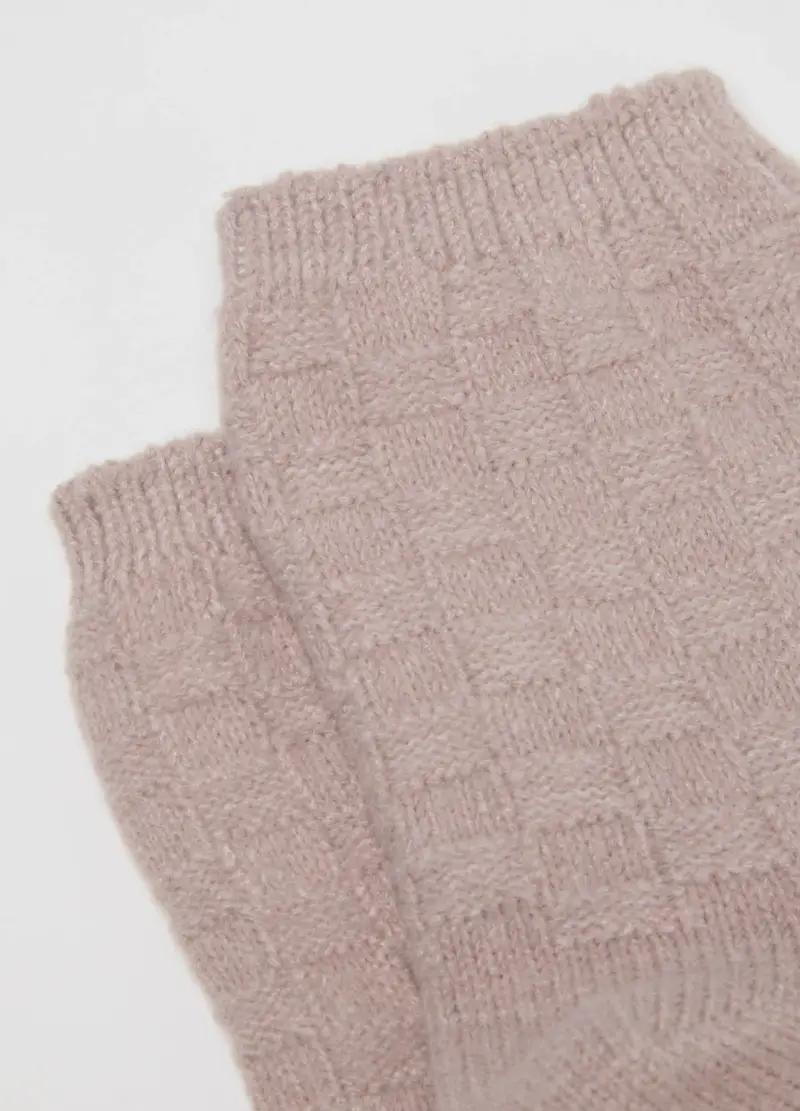 Calzini Rosa In Tessuto Elasticizzato, Donna, Rosa miniatura 3