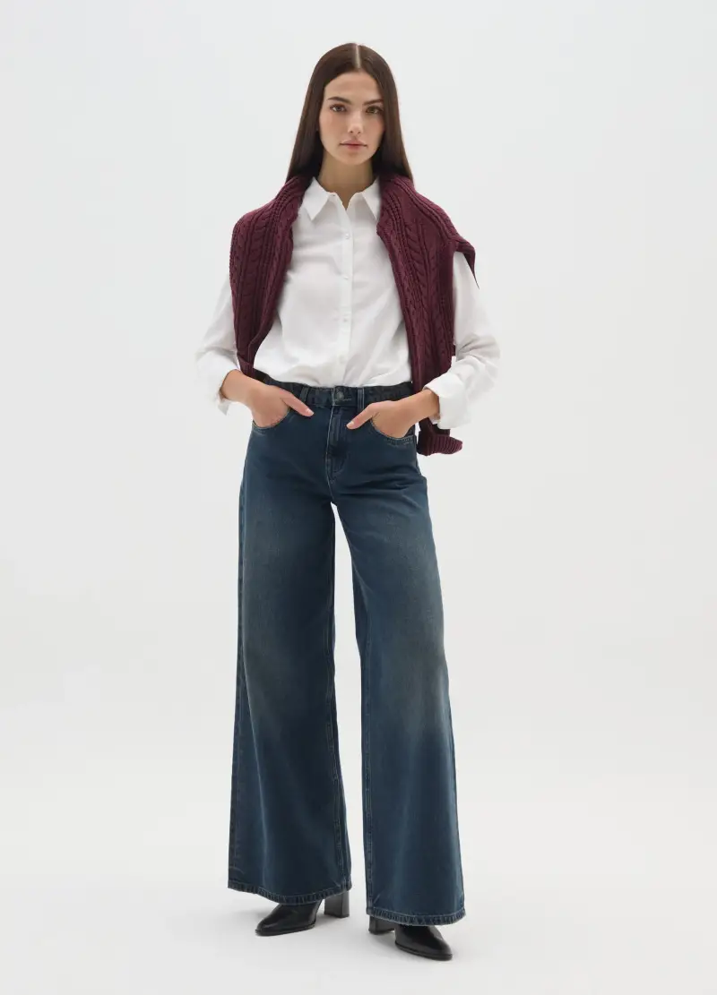 Camicetta Bianca Regular Fit, Donna, Bianco