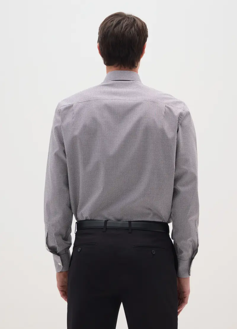 Camicia A Quadri Multicolor In Puro Cotone Regular Fit, Uomo, Multicolor miniatura 2