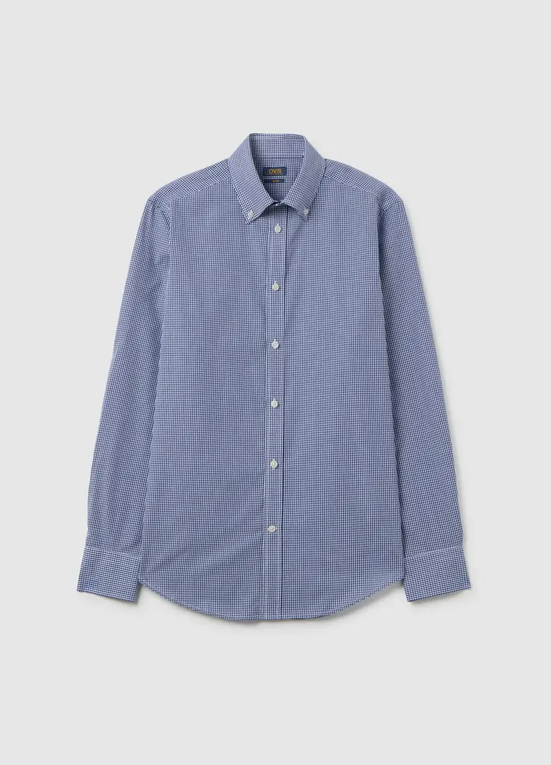 OVS , Camicia Blu Slim Fit, Uomo, Grigio, Taglia: 38