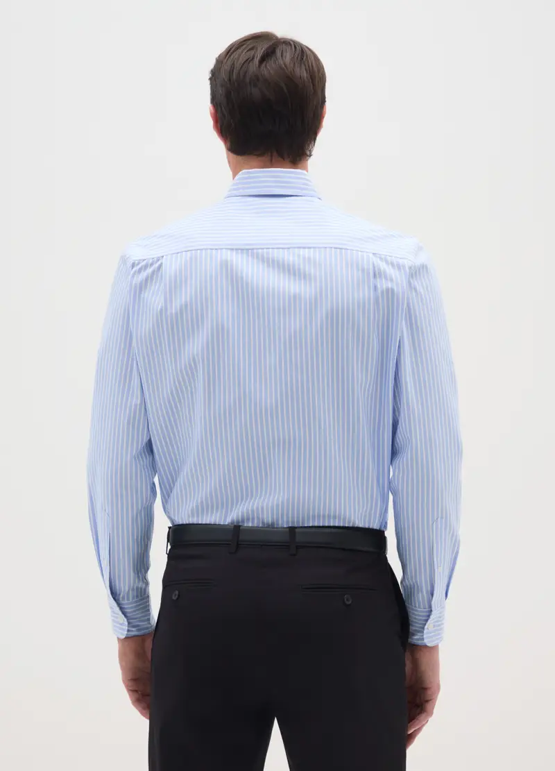 Camicia In Misto Cotone Multicolor Regular Fit Easy Iron, Uomo, Multicolor miniatura 2