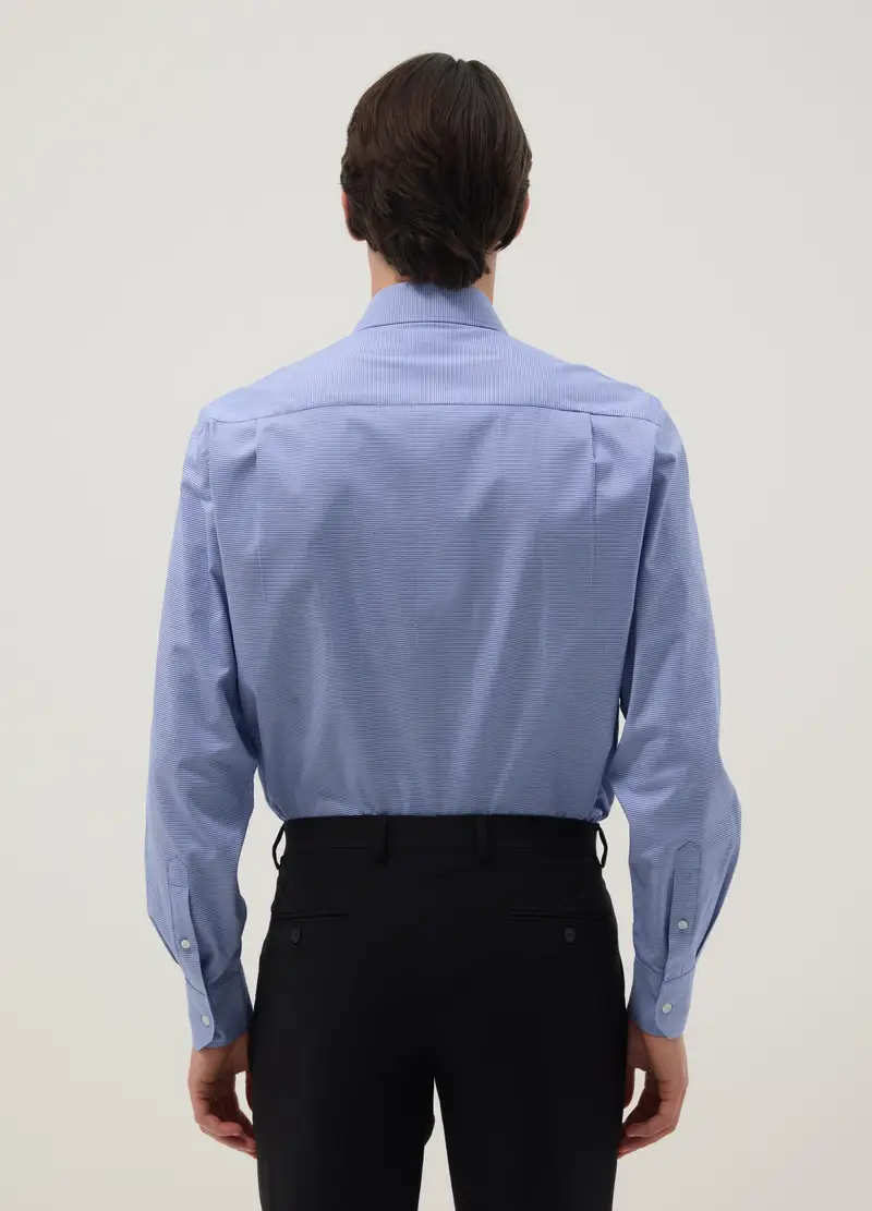 Camicia In Puro Cotone A Quadri Multicolor Regular Fit, Uomo, Multicolor miniatura 2