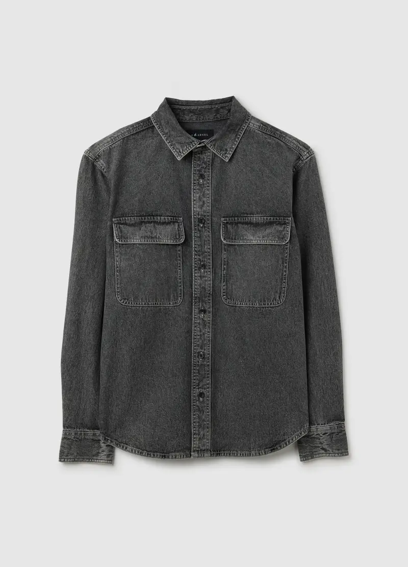 OVS, Camicia In Puro Cotone Grigia Regular Fit, Uomo, Grigio, Taglia: M