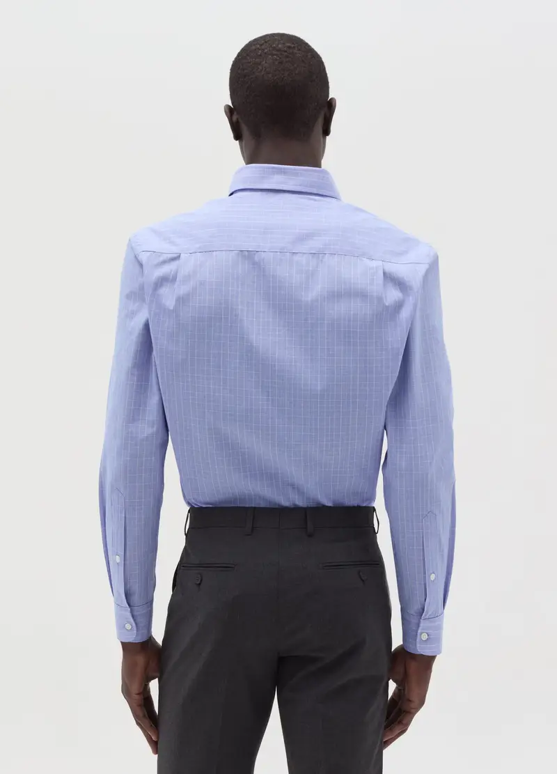 Camicia Regular Fit A Quadretti Con Tasca, Uomo, Multicolor miniatura 3