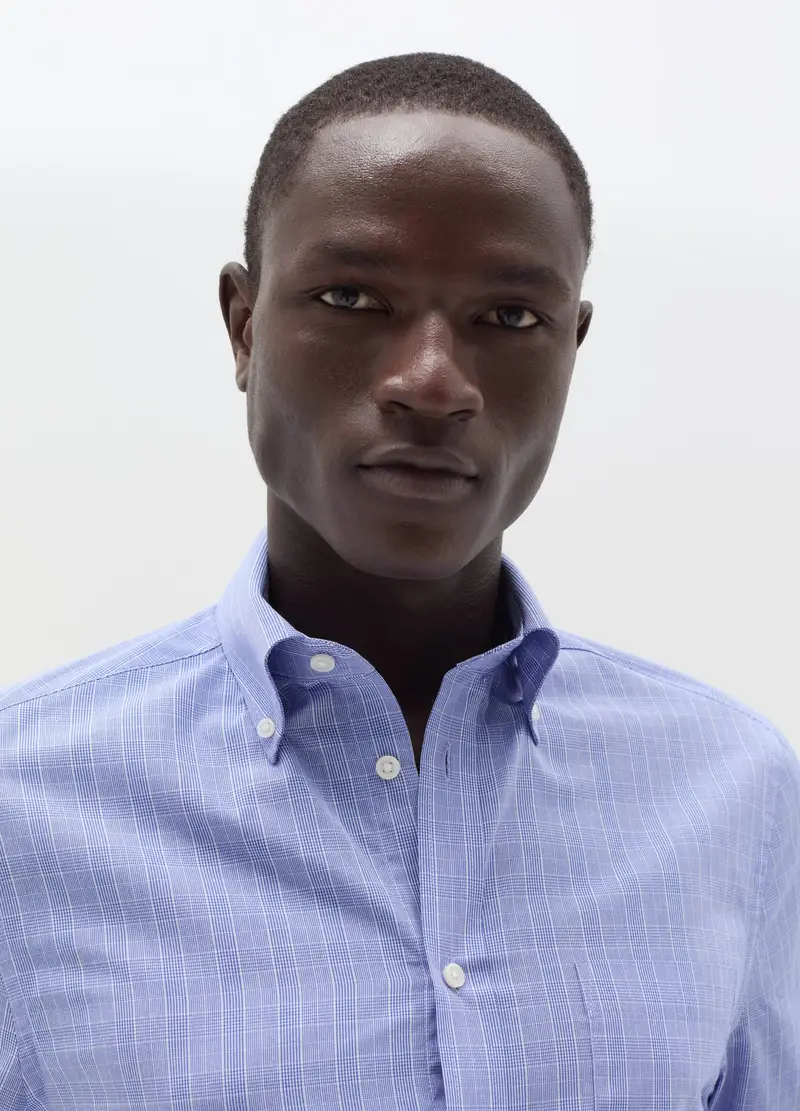 , Camicia Regular Fit A Quadretti Con Tasca, Uomo, Multicolor miniatura 2