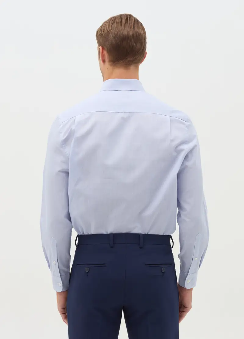 , Camicia Regular Fit Micro Quadri, Uomo, Multicolor miniatura 2