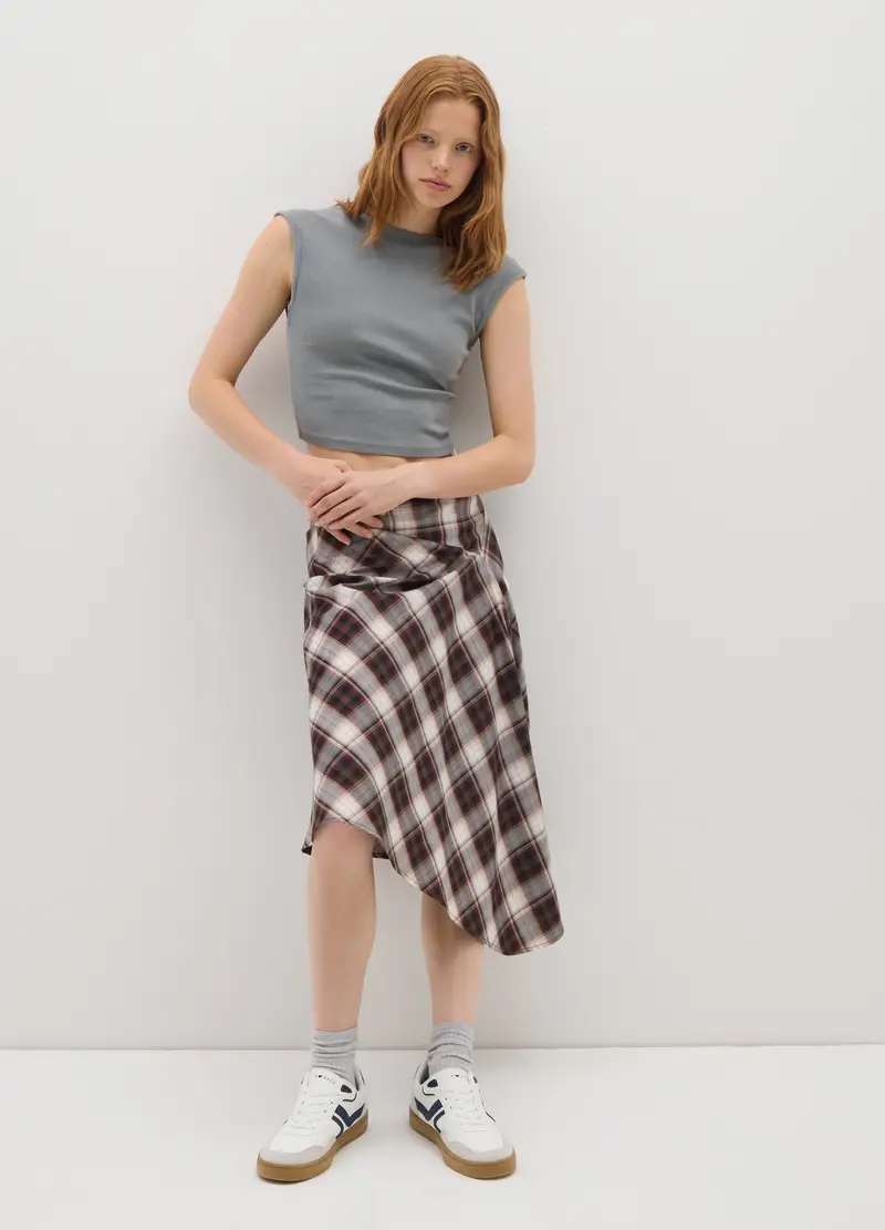 OVS, Canotta Da Donna In Misto Cotone Grigia, Grigio, Taglia: XS