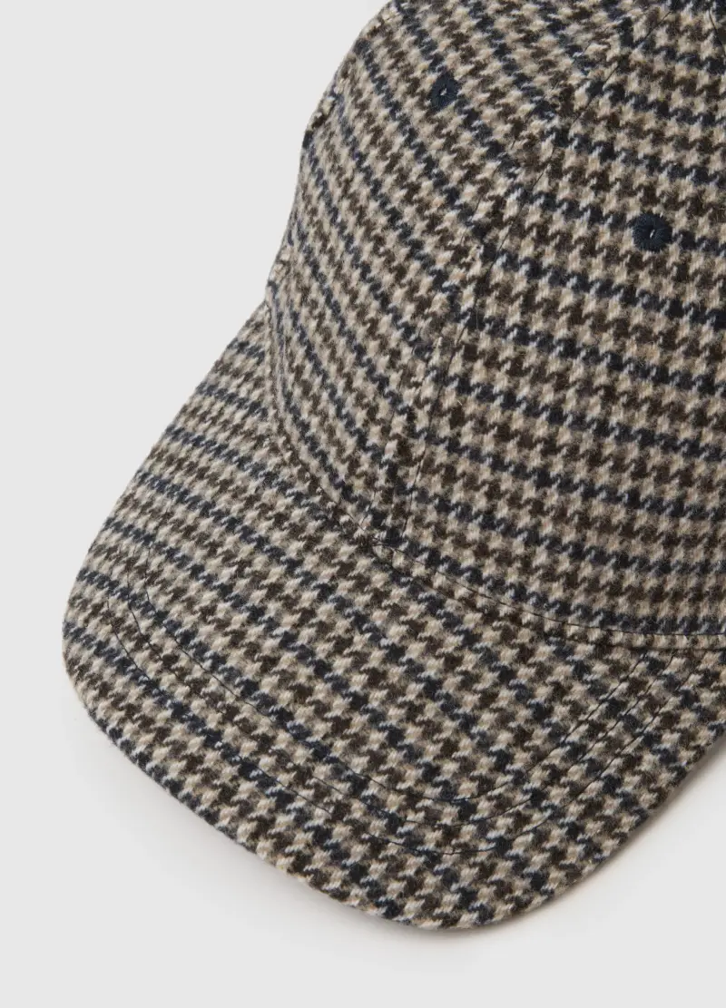 Cappellino Da Baseball A Quadri Multicolor, Uomo, Multicolor miniatura 3