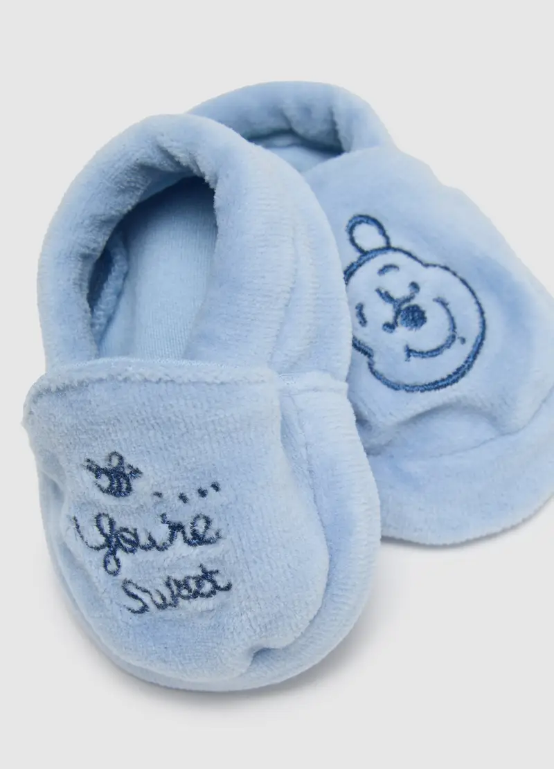 OVS, Cappellino E Scarpe Da Neonato In Cotone Azzurro, Azzurro, Taglia: ONE SIZE miniatura 2