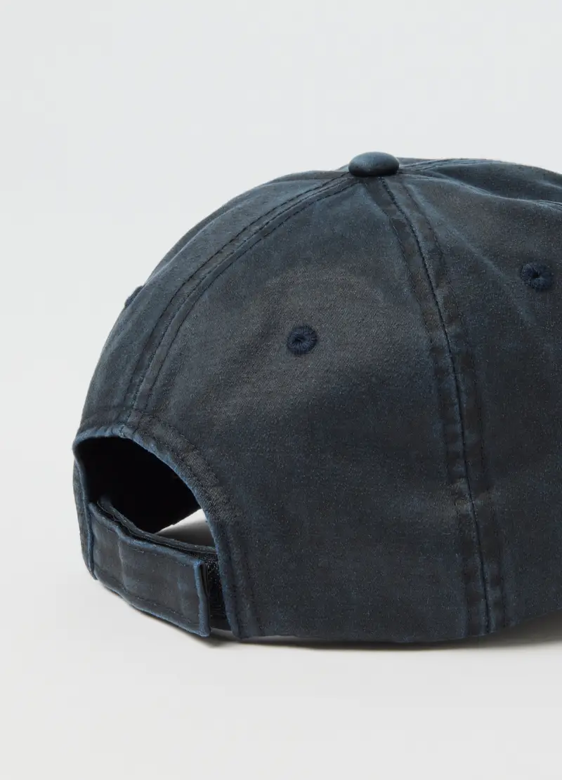 , Cappello Blu In Cotone, Uomo, Blu miniatura 3