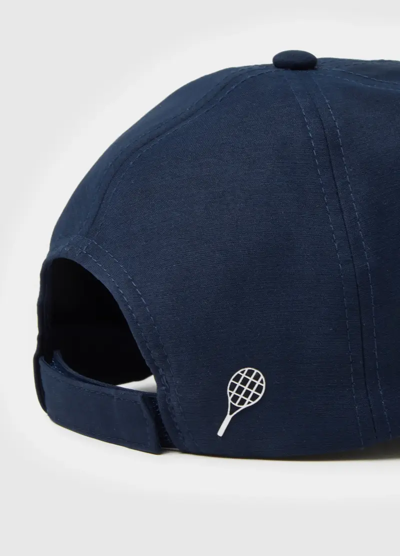 Cappello Con Stampa Racchetta Da Tennis Altavia Court, Unisex, Blu miniatura 3