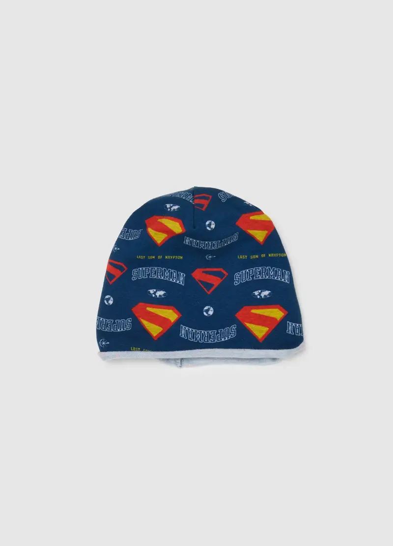 OVS, Cappello Da Bambino In Cotone Grigio Elasticizzato, Grigio, Taglia: 52