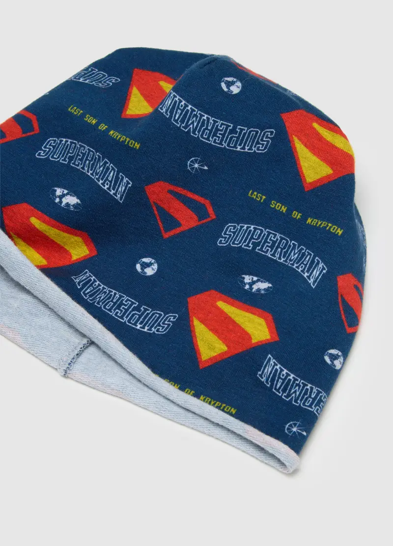 OVS, Cappello Da Bambino In Cotone Grigio Elasticizzato, Grigio, Taglia: 52 miniatura 2