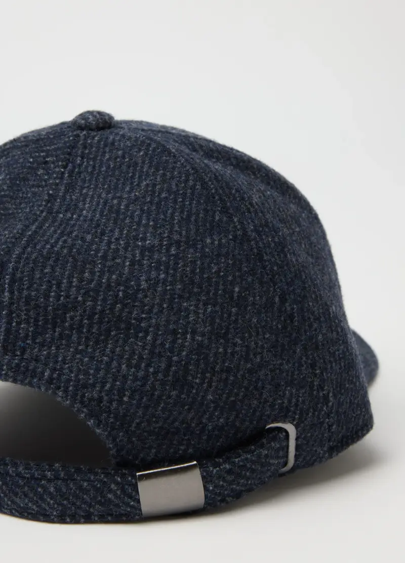 Cappello Da Baseball Blu Mélange, Uomo, Blu miniatura 3