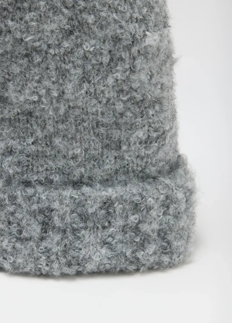 Cappello Grigio In Jersey, Donna, Grigio miniatura 3