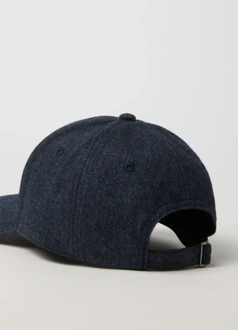 , Cappello In Blu Denim, Uomo, Multicolor miniatura 2