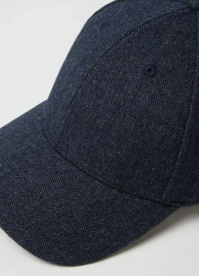 , Cappello In Blu Denim, Uomo, Multicolor miniatura 3