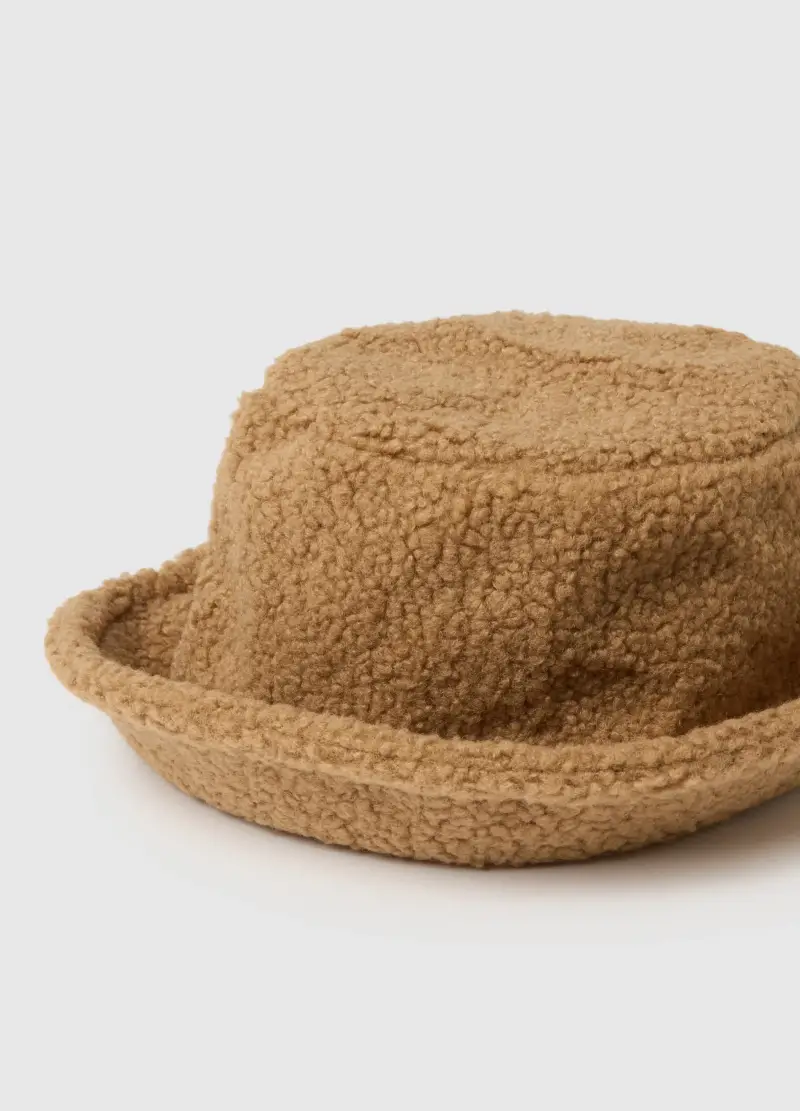 Cappello In Jersey Marrone, Donna, Marrone miniatura 3