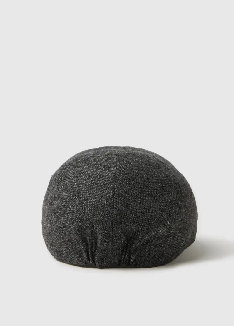 Cappello In Misto Lana Grigio, Uomo, Multicolor miniatura 3