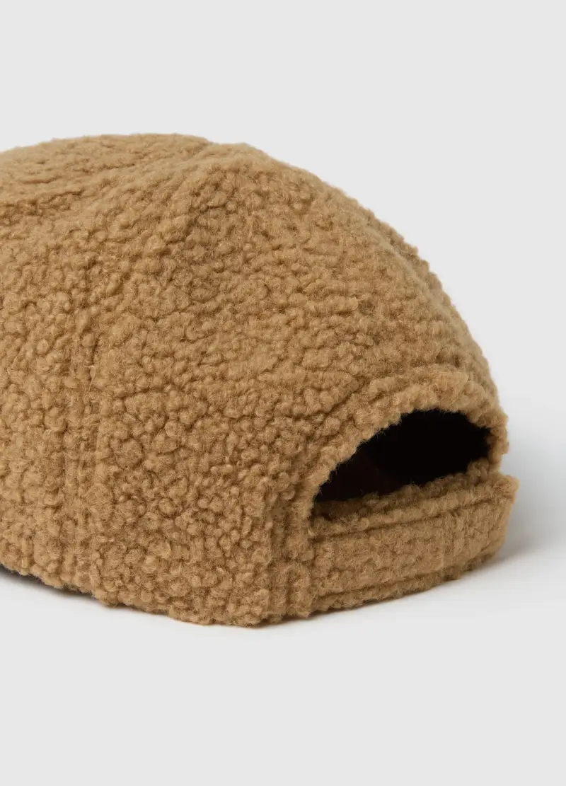 Cappello In Pile Marrone, Donna, Marrone miniatura 2