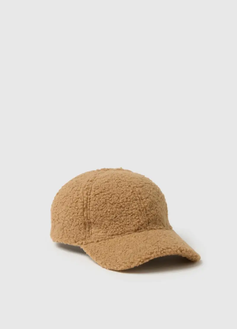 Cappello In Pile Marrone, Donna, Marrone
