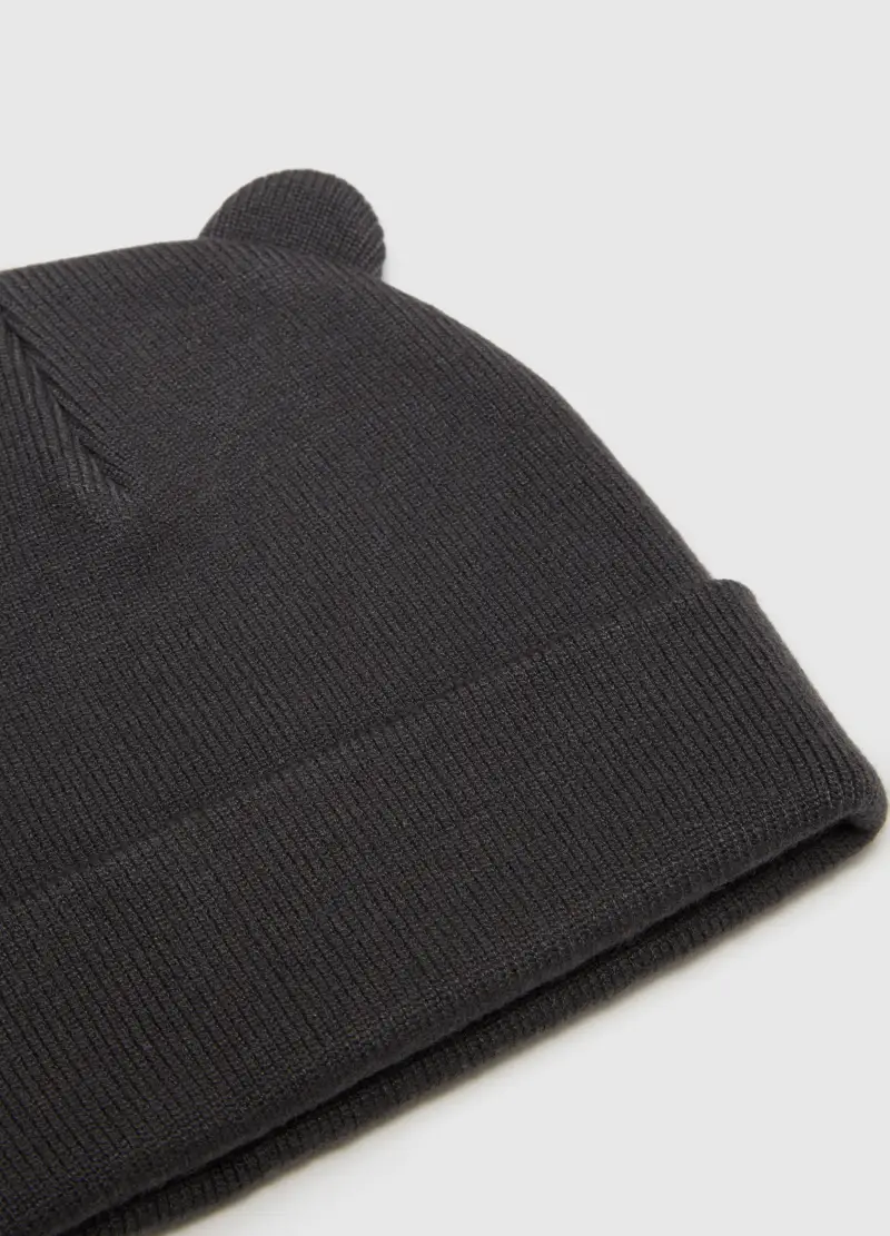 , Cappello Nero Da Bambino, Nero miniatura 2