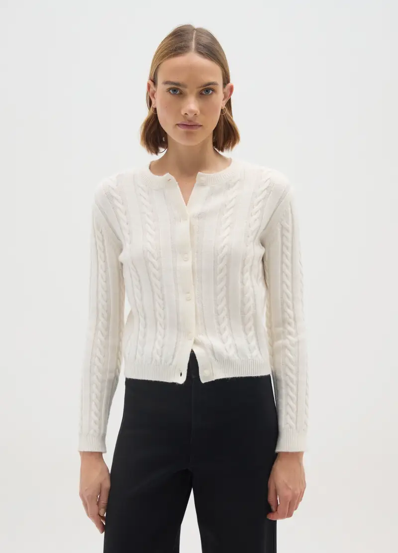 OVS Cardigan Donna Bianco 3882914