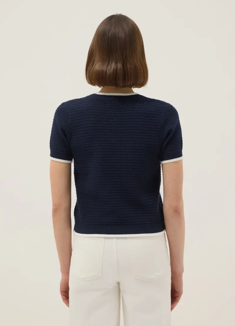 OVS Cardigan Donna Blu 4330077 miniatura 3