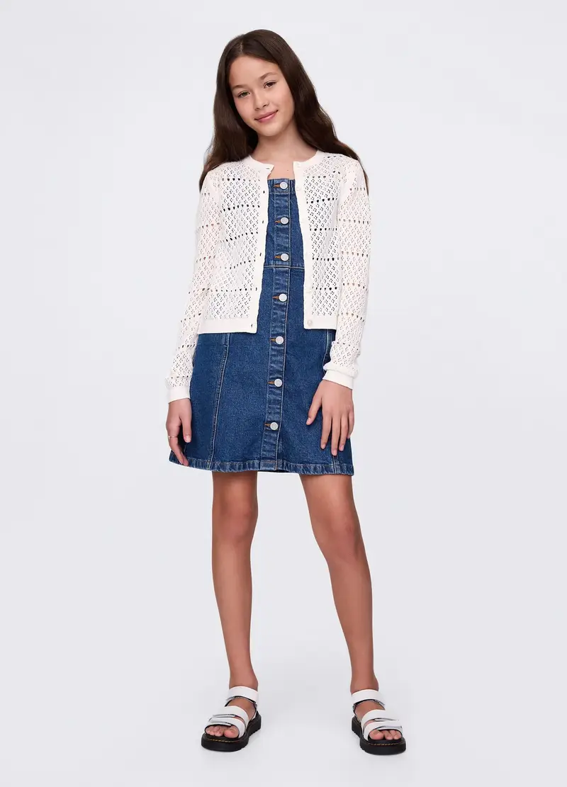 OVS Cardigan Bambina Bianco 2757339 miniatura 2