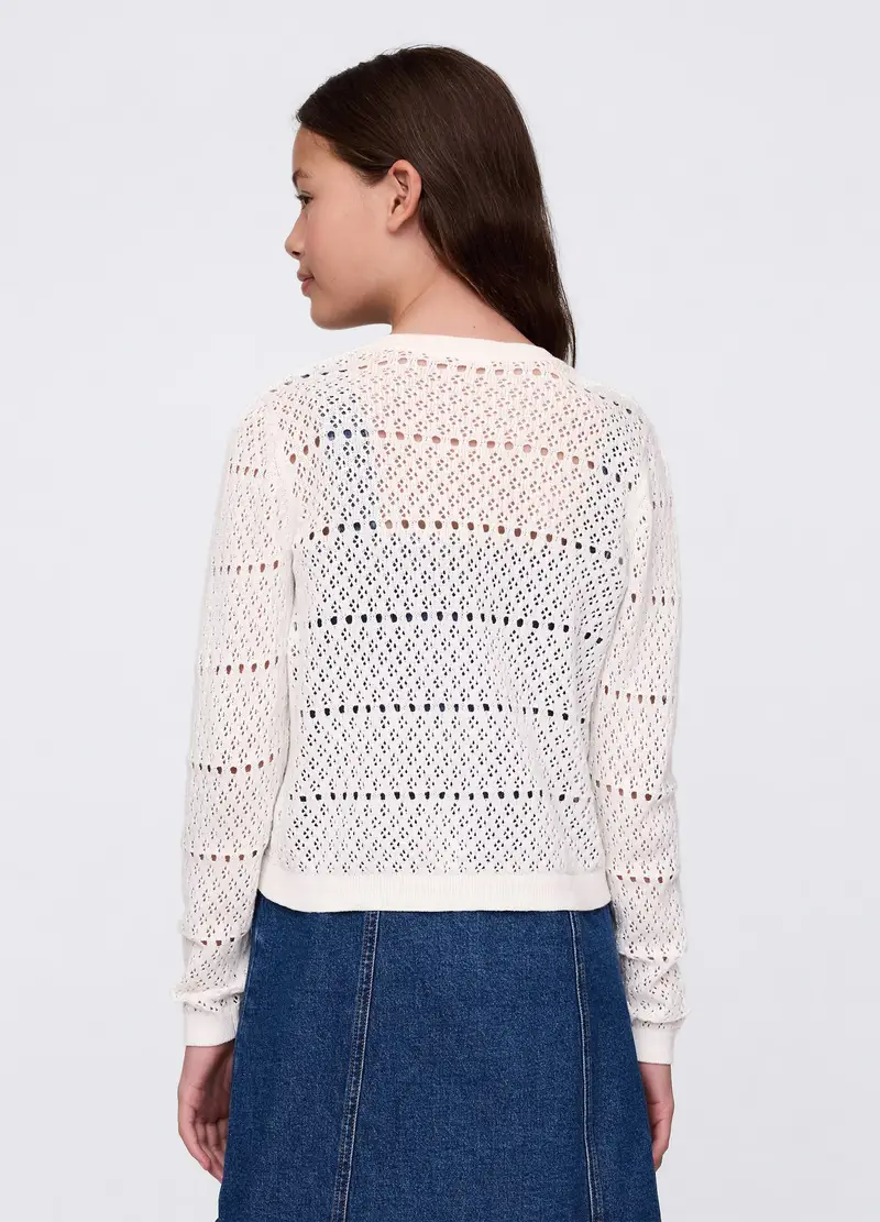 OVS Cardigan Bambina Bianco 2757339 miniatura 3
